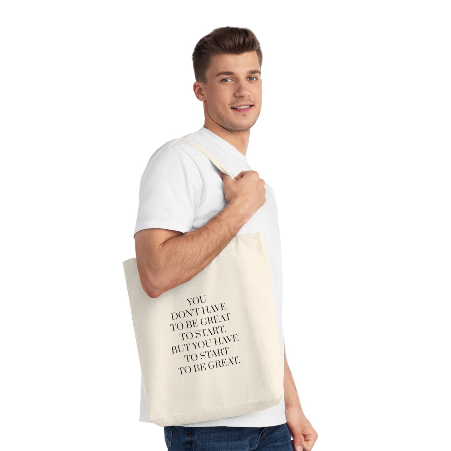 Motivational Quote Tote Bag