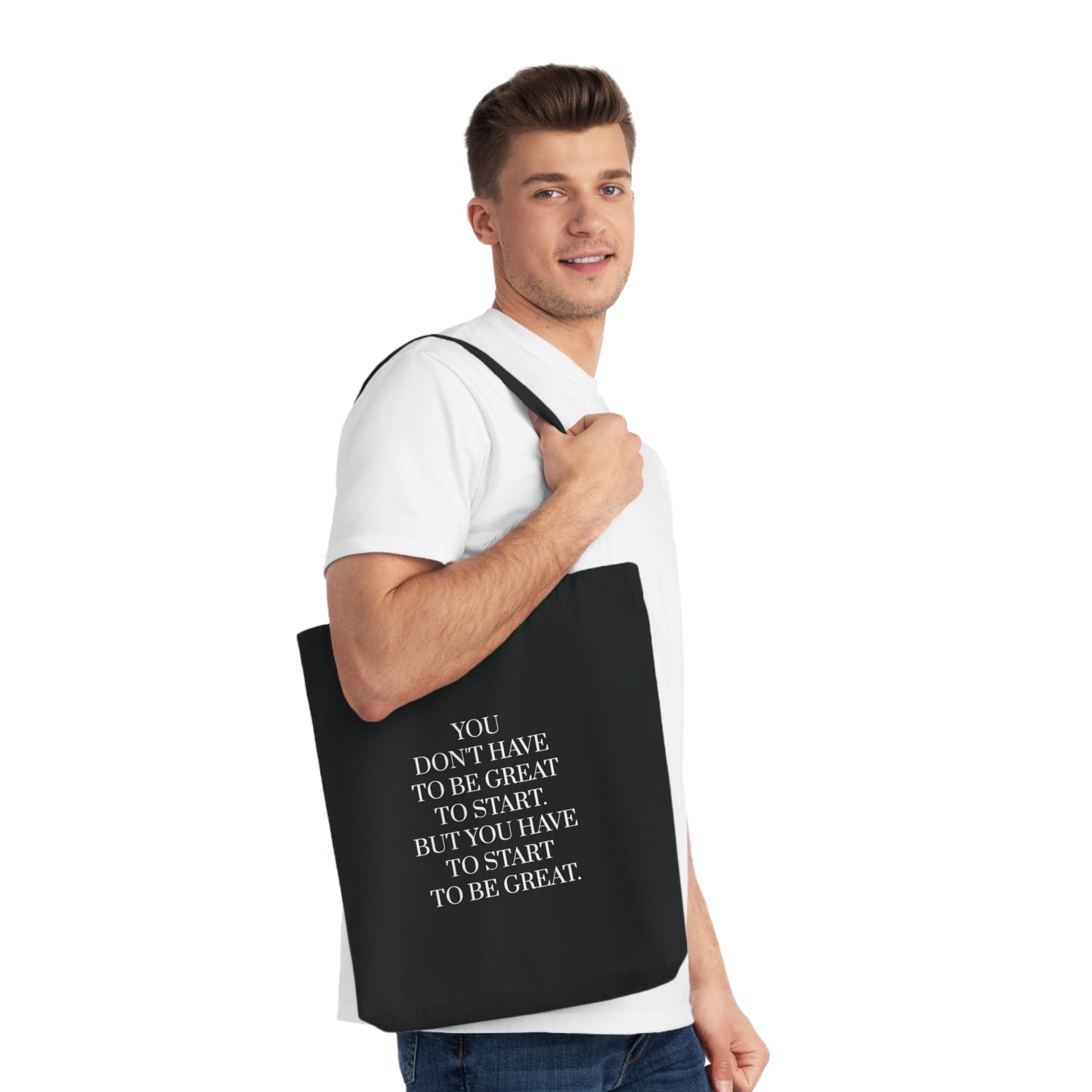 Motivational Quote Tote Bag