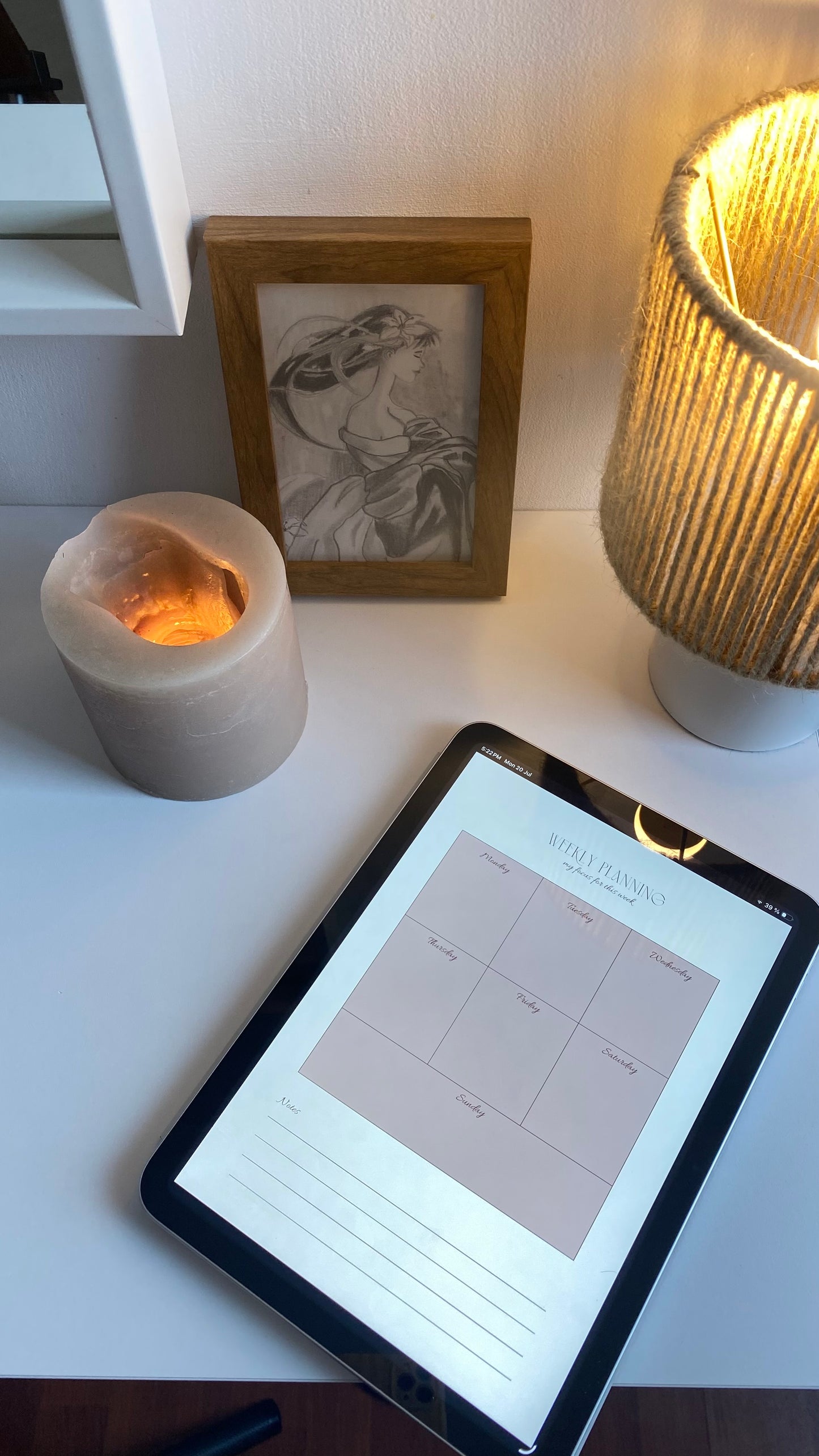 Digital Wellness Planner